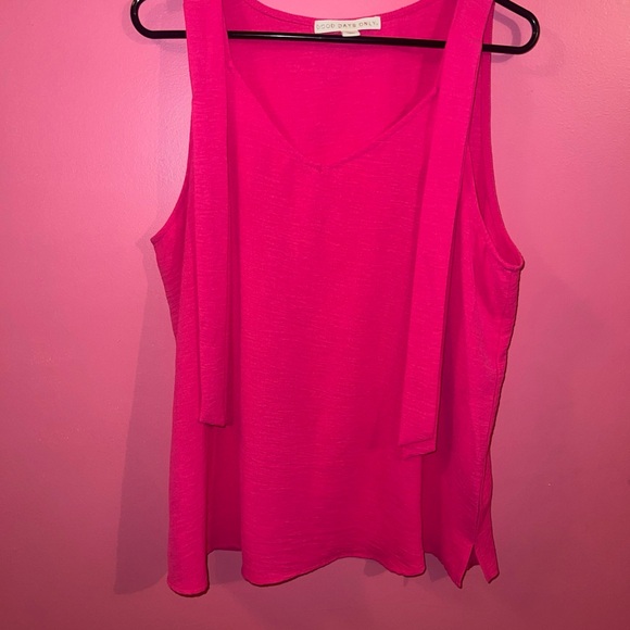 Tops - Good Days Only Sleeveless Pink Blouse Top